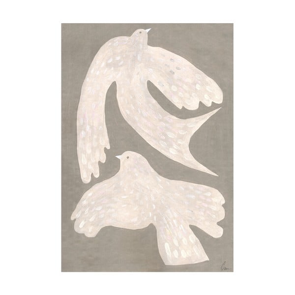 Plagát 30x40 cm Two Birds – Clara Schicketanz – The Poster Club