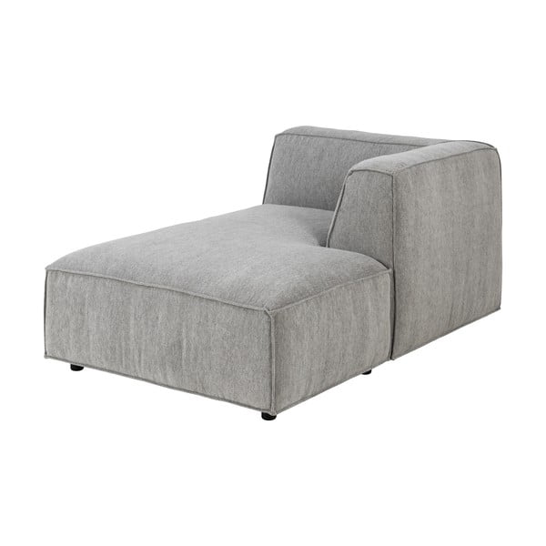 Svetlosivý modul leňošky k pohovke Bonami Selection Fairfield, pravý roh-image-3