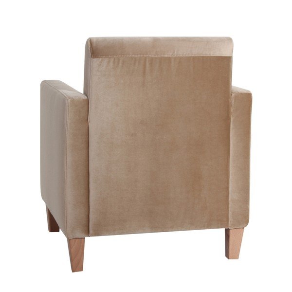 Béžové kreslo Max Winzer Milla Velvet-image-2