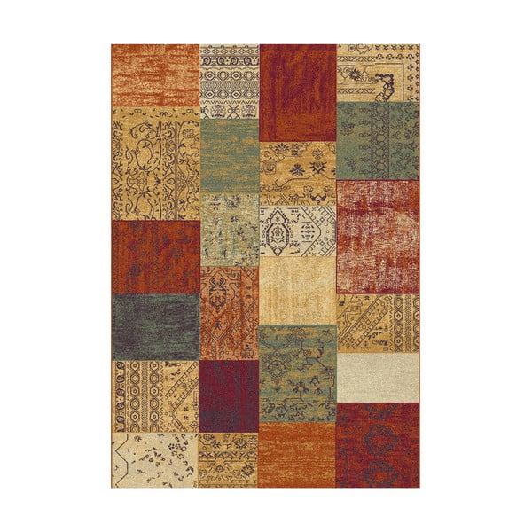 Farebný kostkovaný koberec Universal Turan Multi, 200 x 67 cm