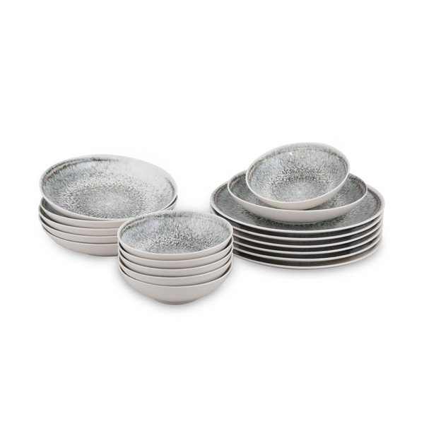 18-dielna súprava porcelánového riadu Güral Porselen Midnight Sky-image-2