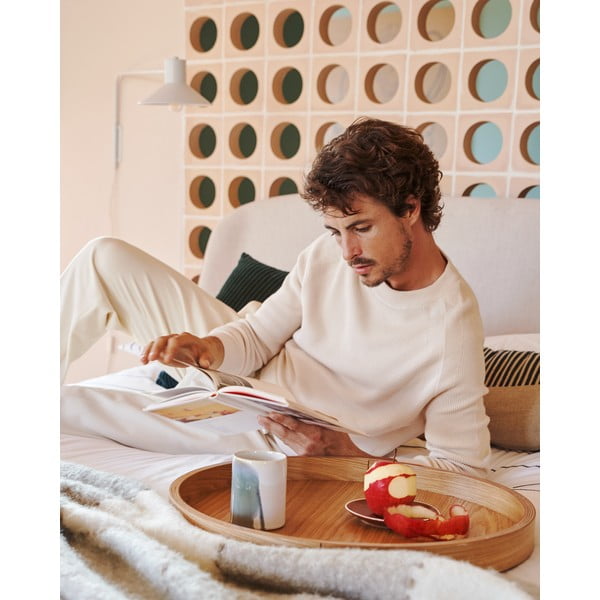 Nočný stolík v dekore jaseňa v prírodnej farbe Octavia – Kave Home-image-2