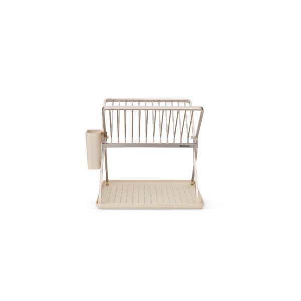Béžový kovový dvojposchodový odkvapkávač 37x33 cm – Brabantia