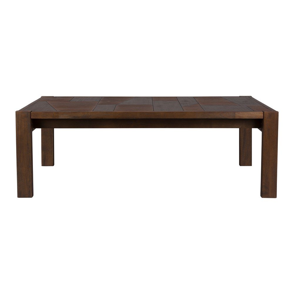 E-shop Konferenčný stolík z masívneho dreva v tmavo prírodnej farbe 60x120 cm Bruneau – Dutchbone