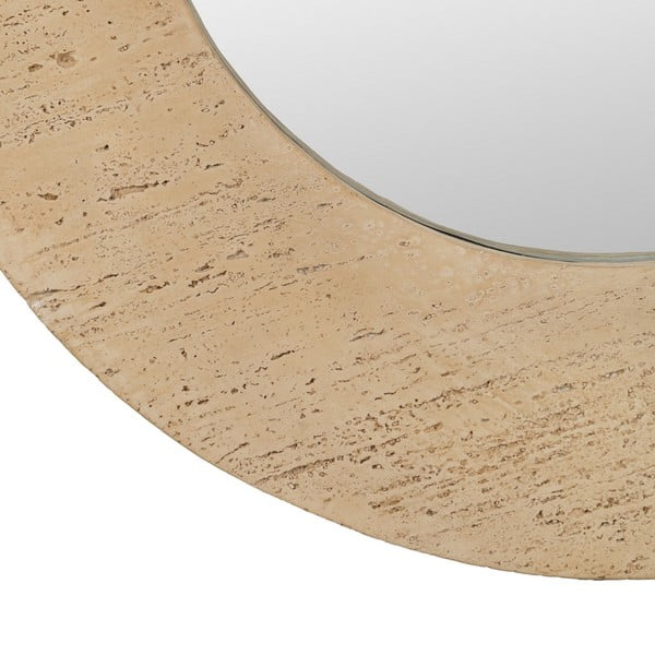 Nástenné zrkadlo s rámom z kameňa 80x80 cm Piedra – Ixia-image-2