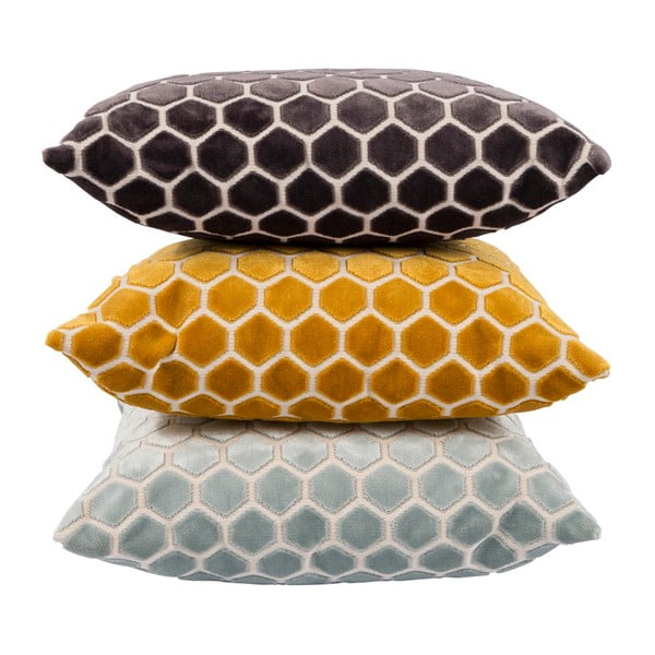 Žltý vankúš s výplňou Zuiver Monty, 45 × 45 cm-image-2