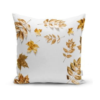 Obliečka na vankúš Minimalist Cushion Covers Golden Leaves, 42 x 42 cm
