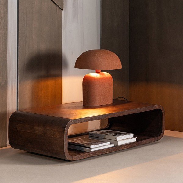 Konferenčný stolík z mangového dreva v tmavoprírodnej farbe 60x120 cm Kinu – WOOOD-image-1