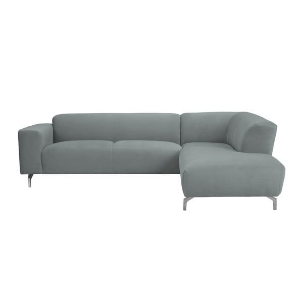 Sivá rohová pohovka Windsor & Co Sofas Orion pravý roh