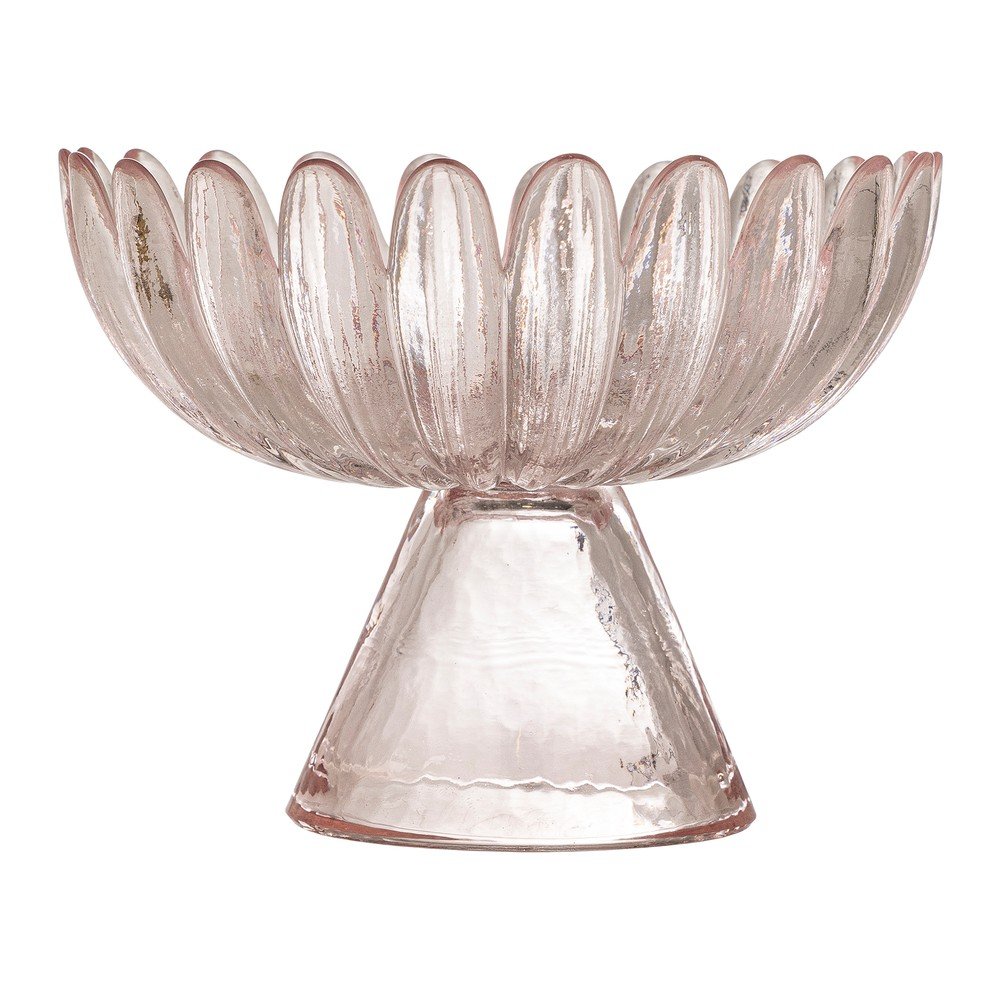 Svetloružová sklenená servírovacia miska 220 ml Nalu – Bloomingville