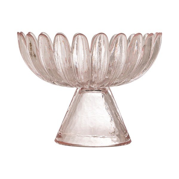 Svetloružová sklenená servírovacia miska 220 ml Nalu – Bloomingville