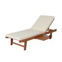 Drevené záhradné ležadlo v krémovo-prírodnej farbe San Diego – Garden Pleasure
