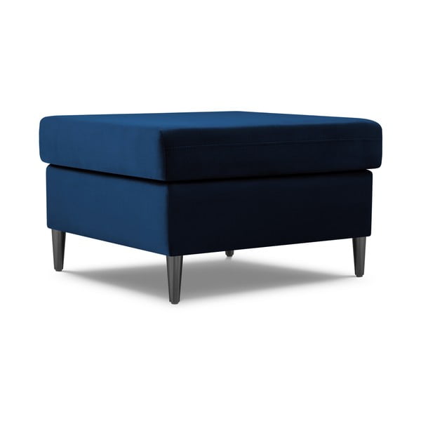 Modrá zamatová podnožka Kyoto – Cosmopolitan Design-image-1