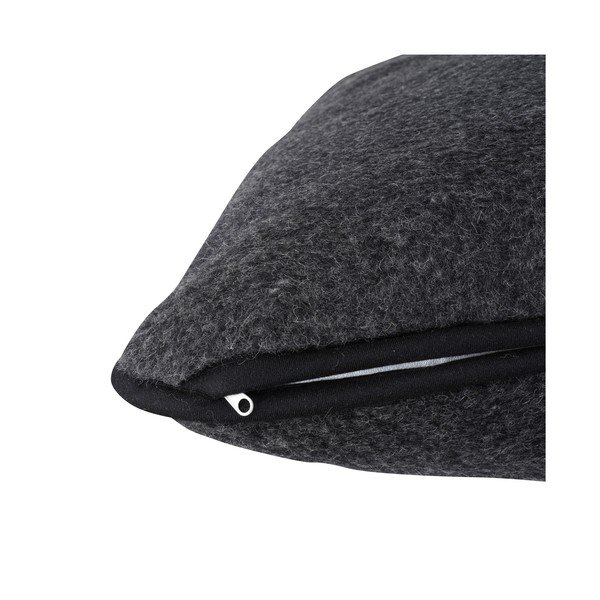 Čierny vankúš z merino vlny Native Natural, 40 × 70 cm-image-1