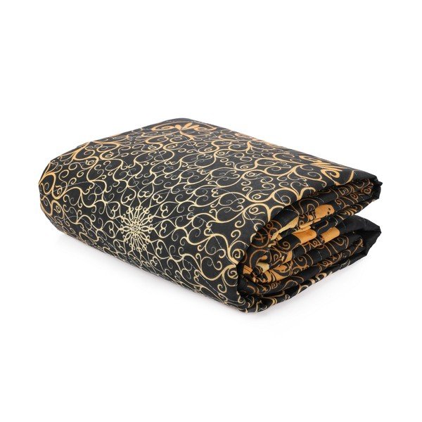 Set prešívaného prehozu a 2 obliečok na vankúše Eponj Home Şehri-Ala Gold, 200 x 220 cm-image-3