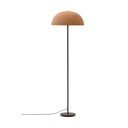 Stojacia lampa v terakotovej farbe s kovovým tienidlom (výška  140 cm) Nibla – Kave Home