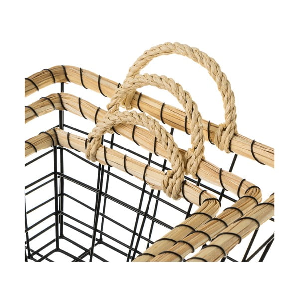 Drôtené kovové košíky v súprave 6 ks - Casa Selección-image-1