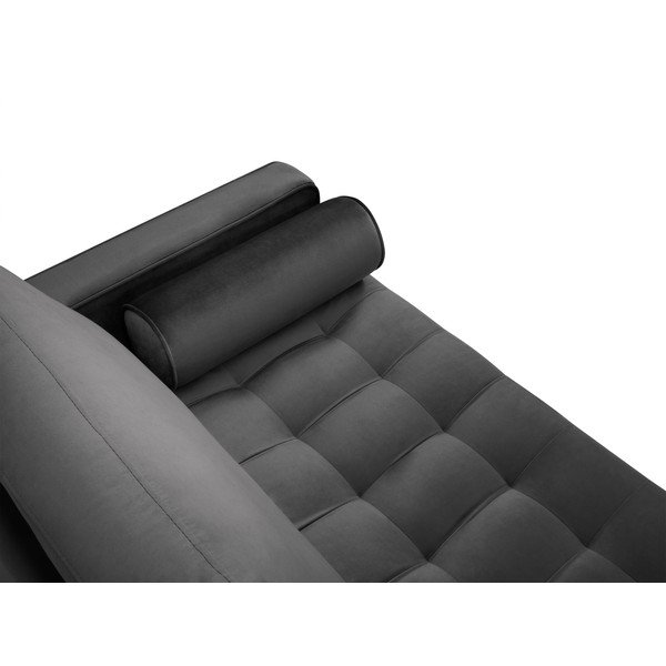 Tmavosivá zamatová pohovka Milo Casa Santo, 174 cm-image-4