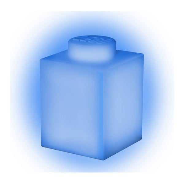 Modré silikónové nočné svetielko LEGO® Classic Brick-image-1