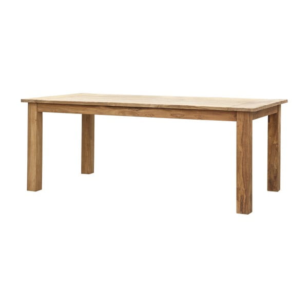 Jedálenský stôl z teakového dreva De Eekhoorn Karlijn, 90 × 200 cm