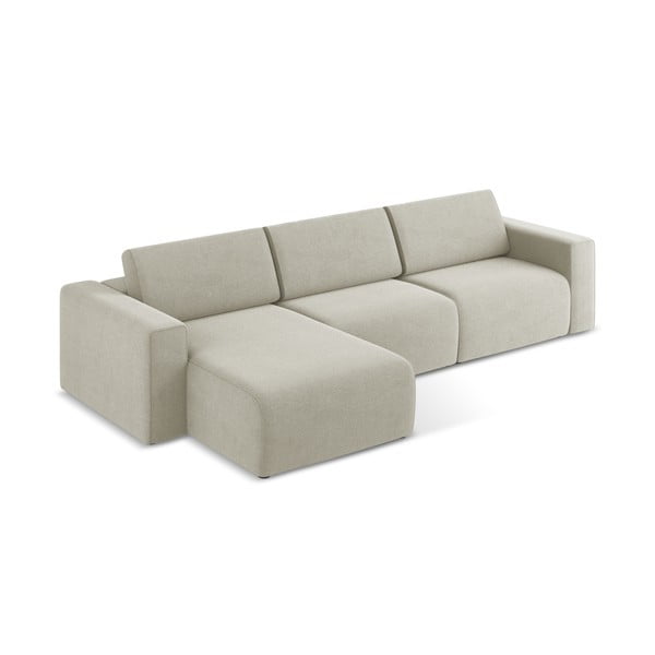 Béžová modulárna rohová pohovka (ľavý roh) Kalea – Makamii-image-3