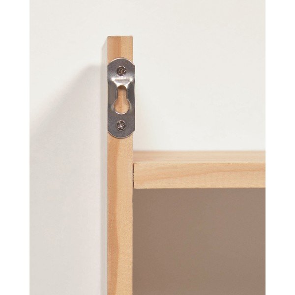 Nástenný detský vešiak z borovicového dreva v prírodnej farbe 52,5x20 cm Florentina – Kave Home-image-4