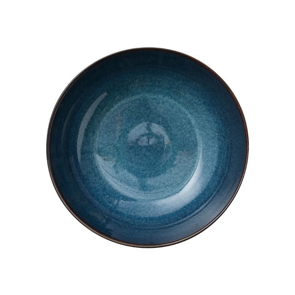 Čierna/modrá misa z kameniny ø 30 cm Gastro Dark Blue/Black – Bitz-image-2