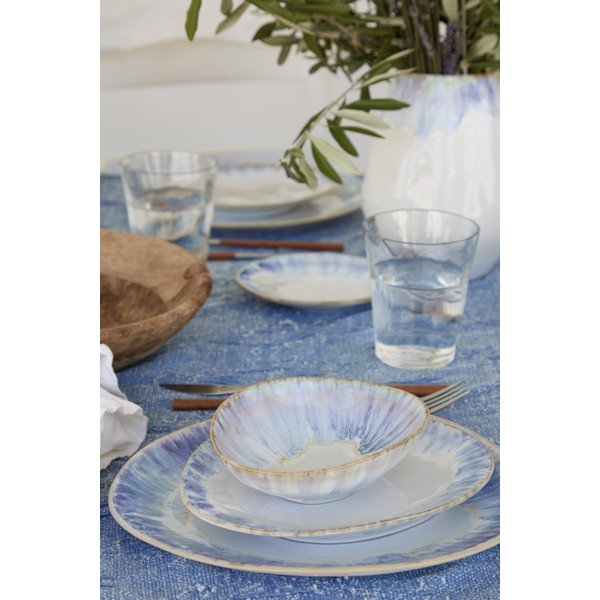 Biela/modrá kameninová miska 200 ml Brisa – Costa Nova-image-1