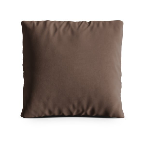 Hnedý zamatový vankúš na gauč Kemi – Cosmopolitan Design