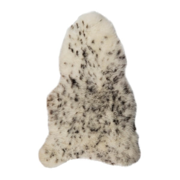 Čiernobiela ovčia kožušina s krátkym vlasom Arctic Fur Spotted, 90 × 60 cm