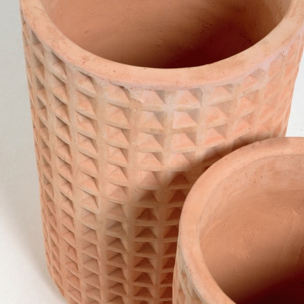 Súprava 2 terakotových kvetináčov Kave Home Celi-image-4