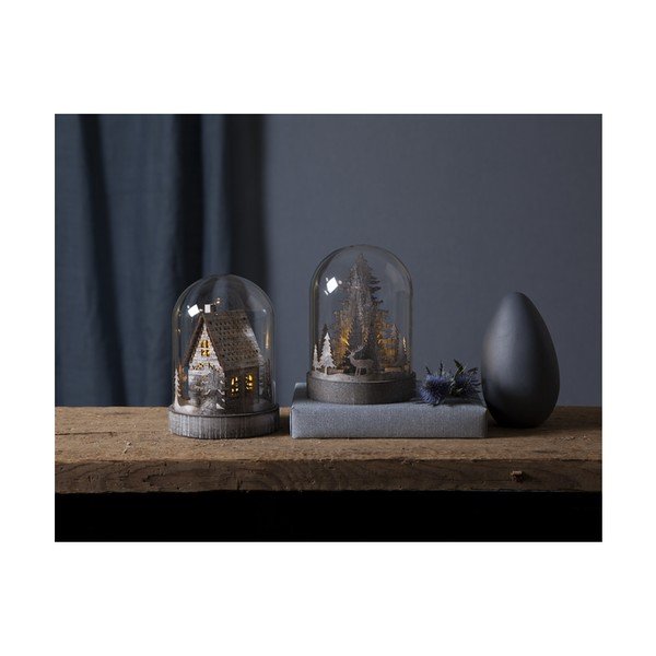 Hnedá vianočná svetelná dekorácia ø 12,5 cm Kupol – Star Trading-image-2