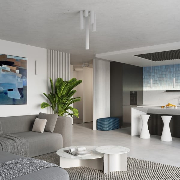 Biele závesné svietidlo Gleam – Sollux-image-3