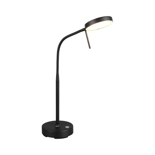 Čierna LED stolová lampa (výška 45 cm) Moreno – Reality-image-1