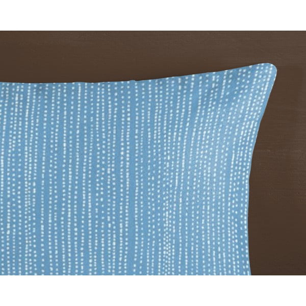 Modré flanelové obliečky na jednolôžko 140x200 cm Lumi – HIP-image-3