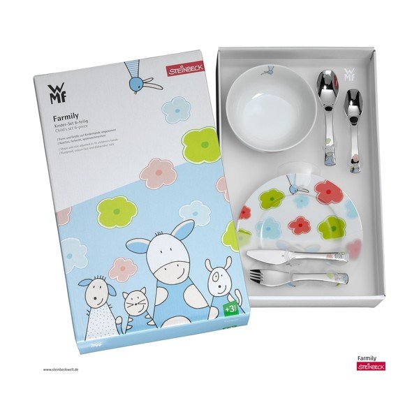 6-dielny detský jedálenský set WMF Cromargan® Farmily-image-1