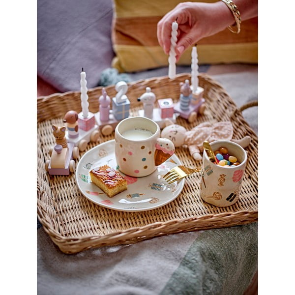 Béžový keramický detský hrnček 255 ml Creamy – Bloomingville Mini-image-3