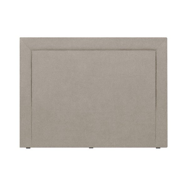 Krémové čelo postele Mazzini Sofas Ancona, 180 × 120 cm