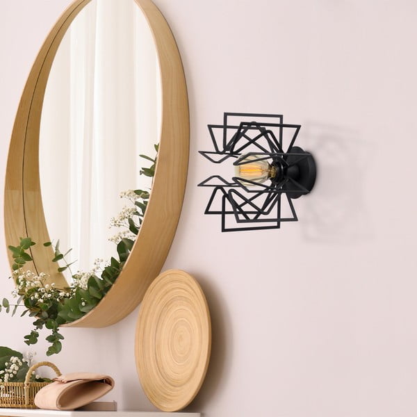 Čierne nástenné svietidlo Nemrut – Opviq lights-image-2