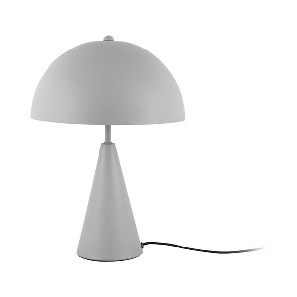 Sivá stolová lampa Leitmotiv Sublime, výška 35 cm