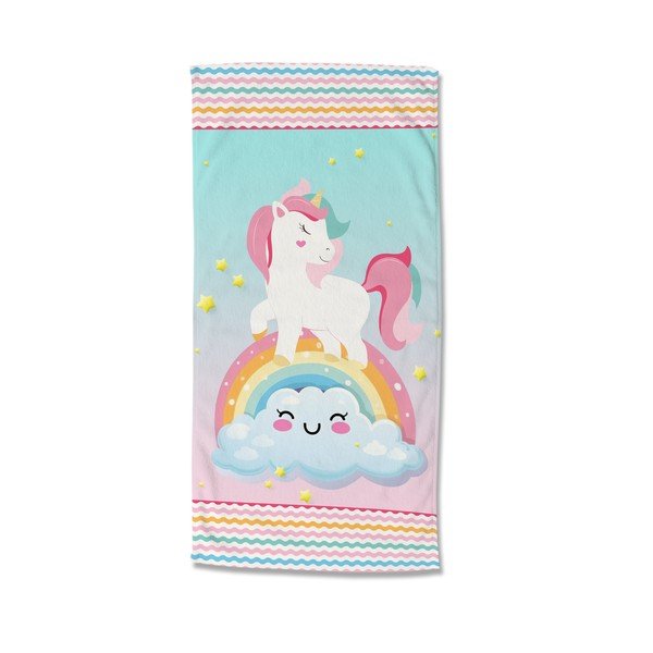 Detská zamatová plážová osuška 75x150 cm Sweety – Good Morning