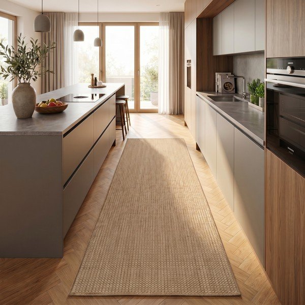Béžový vnútorný a vonkajší behúň 80x250 cm Mira 1450 – Ayyildiz Carpets-image-1