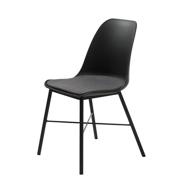 Súprava 2 čierno-sivých stoličiek Unique Furniture Whistler-image-1