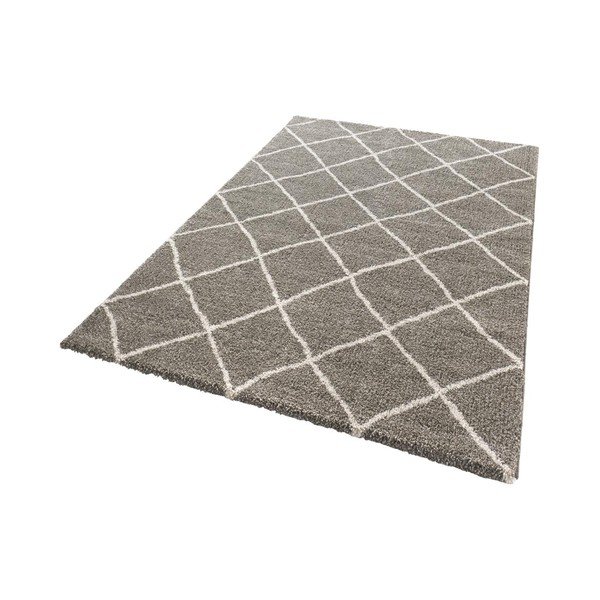 Hnedý koberec Mint Rugs Grid, 200 × 290 cm-image-3