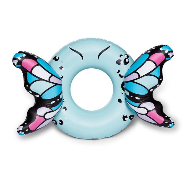 Modrý nafukovací kruh v tvare motýľa Big Mouth Inc.