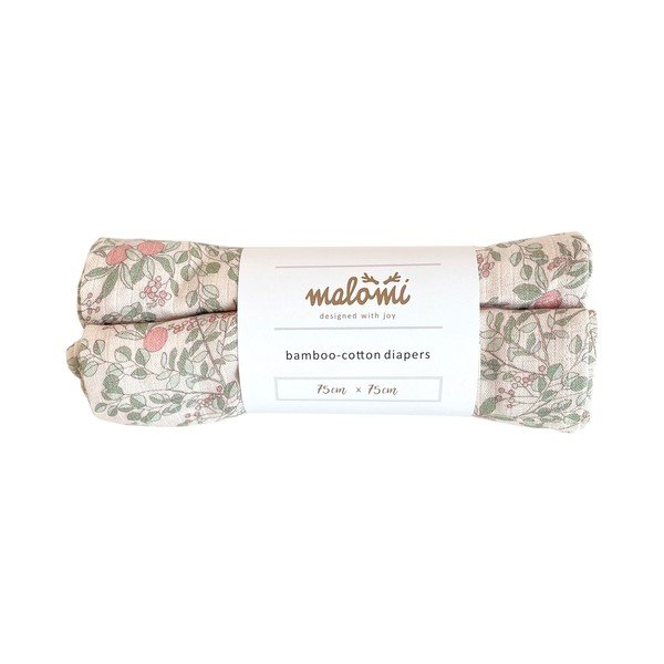 Plienky 2 ks Apricot - Malomi Kids-image-1