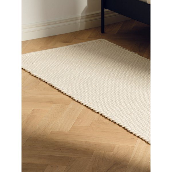 Béžový ručne tkaný vlnený koberec 200x300 cm Talo – noo.ma-image-2