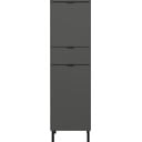 Antracitová vysoká kúpeľňová skrinka 34x120 cm Arcena – Germania