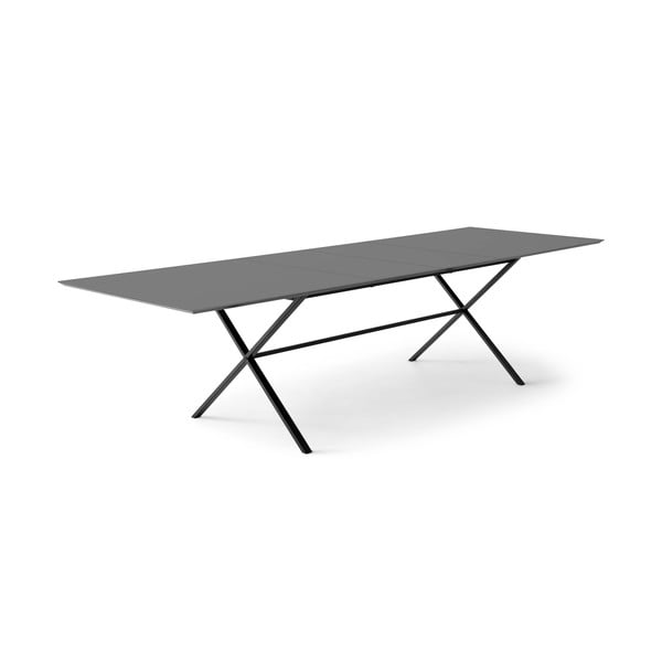 Antracitový rozkladací jedálenský stôl 100x210 cm Meza – Hammel Furniture-image-1