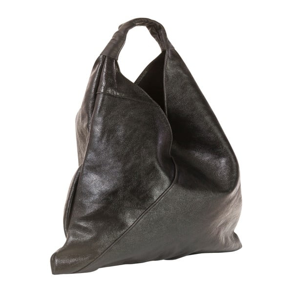 Čierna kabelka z pravej kože Andrea Cardone Panna Leather
